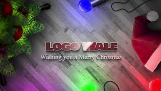 Christmas Lights Logo | 3D | After effect | free template |