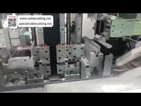 Automatic Round Sheath Cable Stripping Twisting and Tin Soldering Machine Equipment