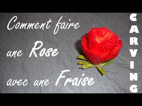 Vidéo: Comment Faire Une Rose à Partir De Fraises