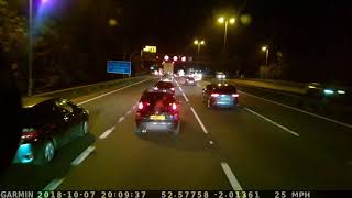 Why Do So Many People Ignore The Red X On Smart Motorway? Dashcam Garmin Dezl 785Lmt-D