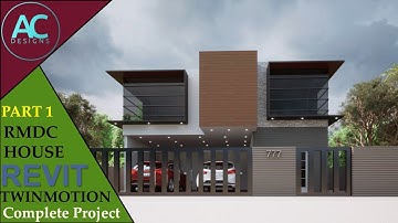 RMDC House | Part 1 | Complete Step By Step Project | Revit and Twinmotion Tutorial