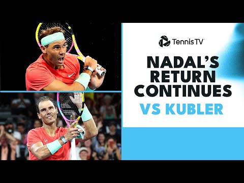 Rafael Nadal&#039;s Return Continues vs Jason Kubler | Brisbane 2024 Highlights