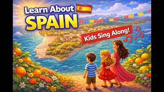 Spain Song for Kids 🇪🇸 | Learn About Spain Sing Along | Spanish Culture for Children