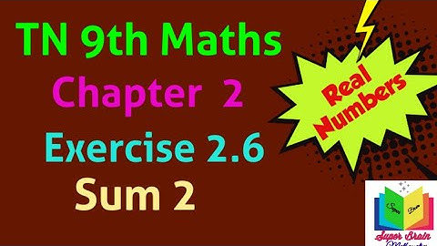 9th maths Chapter 2 Exercise 2.6 sum 2 | Class 9 Exercise 2.6 sum 2 | Super brain mathematics