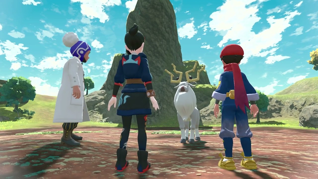 Pokémon Legends: Arceus ​- Battle The Alpha Pokémon Causing Trouble Upon Deertrack Heights.