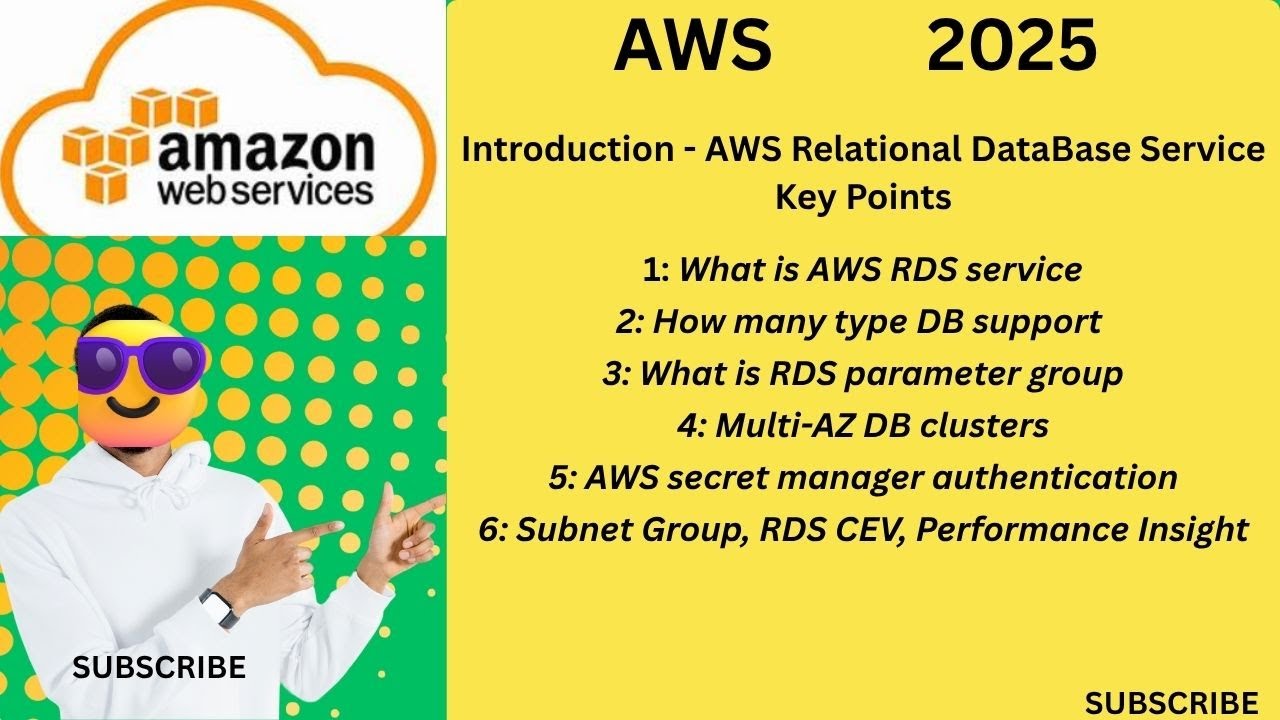 Amazon RDS Introduction - What need to know before creating DB - YouTube