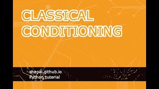 Classical conditioning with Python