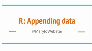 How-to: Appending data in R