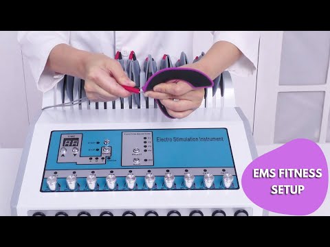 How To Setup Electric Muscle Stimulation Machine | EMS Electric Muscle Stimulator | myChway KYDS871