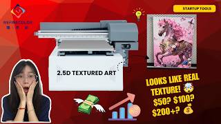Can a UV Printer Turn Canvas into a 2 5D Textured Artwork ？6090 Ultra