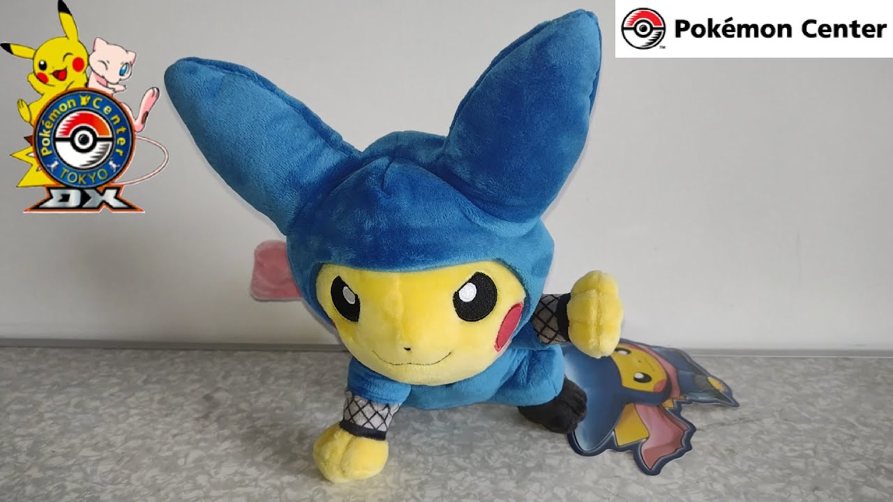 Ninja Pikachu Plush!!! Exclusive to Pokémon Center Tokyo #pokemon