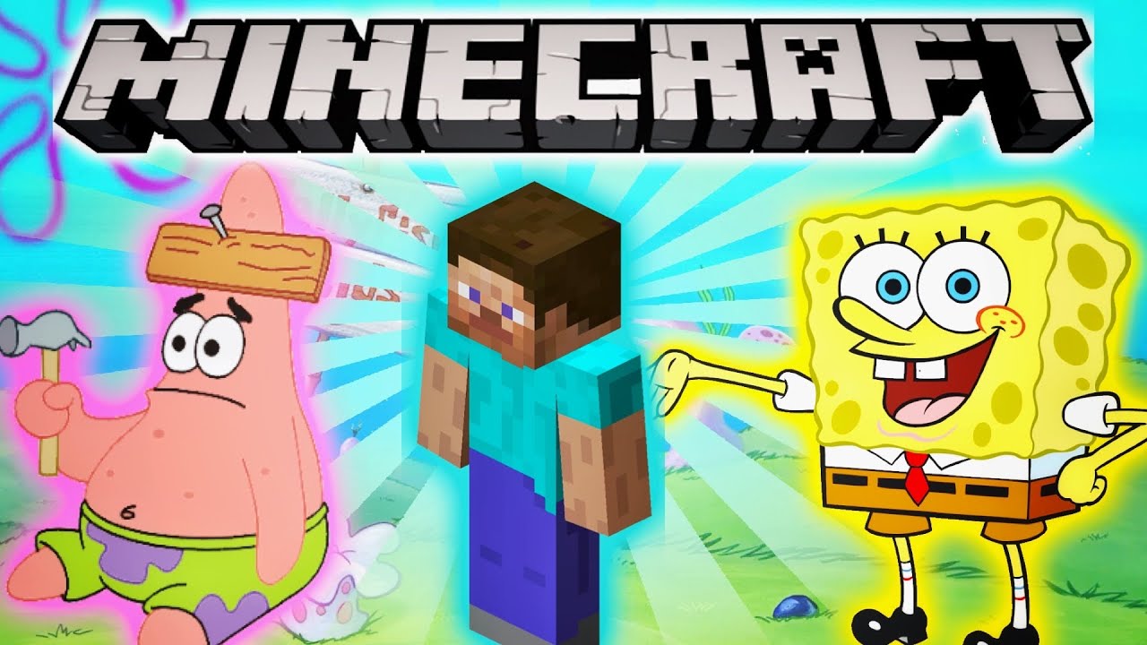 Minecraft Portrayed by spongebob