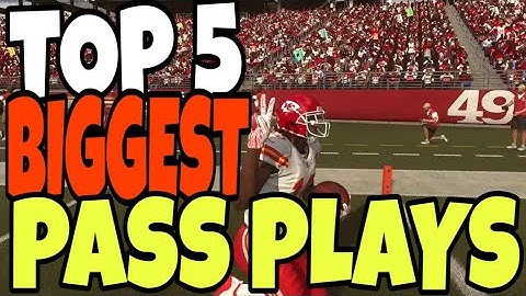 SCORE FROM ANYWHERE! TOP 5 BIGGEST Pass Plays in Madden 20 Right Now! Offense Tips & Tricks