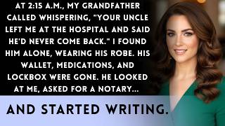 My Uncle Abandoned My Grandfather at the Hospital—Then Grandpa Asked for a Notary and Changed Every