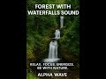 Forest Waterfall Sounds for 8 Hours | Relax. Focus. Energize. Be with Nature 🌿