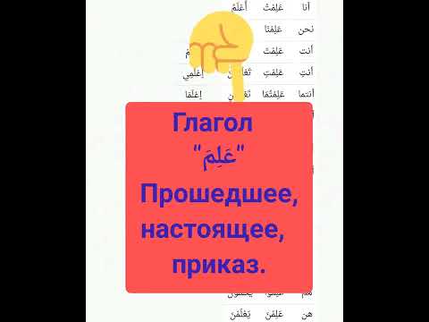 Глагол "знал", прошедшее, настоящее время, повелительное наклонение.