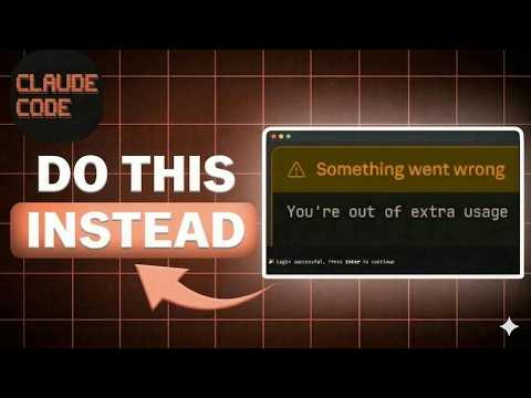 Claude Code Hit Usage Limit (So I Did This Instead)