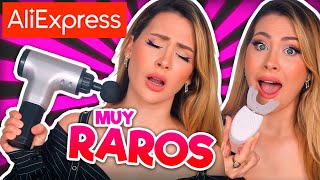 ABRIENDO LOS PRODUCTOS MÁS CURIOSOS DE BELLEZA | ALIEXPRESS SUPER HAUL видео