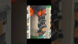Gaur Green apts Mein aag#shortsvlogger #indrapuram #gaziabaad #fire #firenews