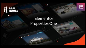 Elementor Properties Widget One Settings - RealHomes WordPress Real Estate Theme