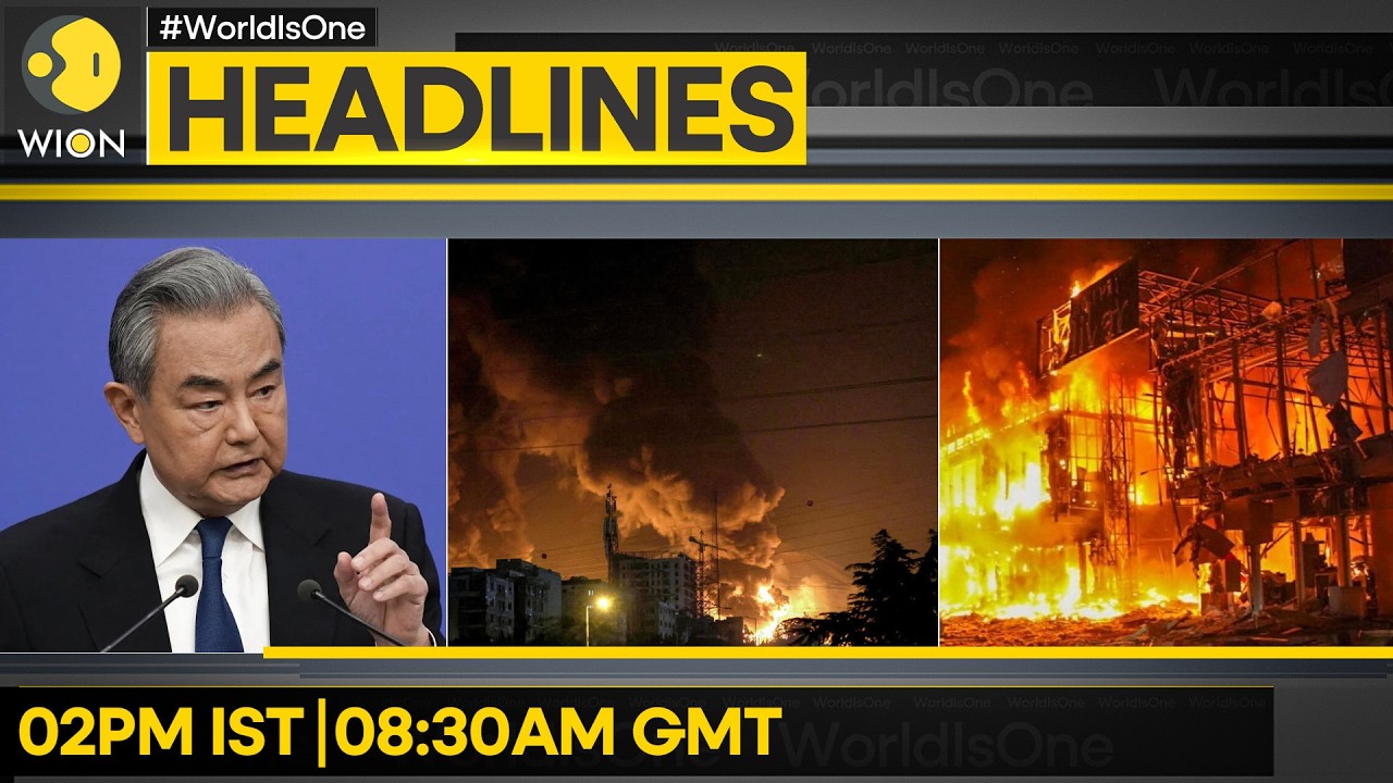 US-Iran War: Iran Fires Fresh Missiles At Israel | China Calls For Halt To Iran War | WION Headlines
