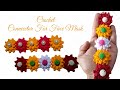 CROCHET: How To Crochet Ear Saver For Mask | Connector Face Mask | Floral Motif