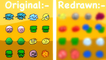 Redrawing Dave & Bambi Icons | Friday Night Funkin