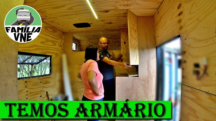 FIZEMOS o PRIMEIRO ARMÁRIO do MOTORHOME