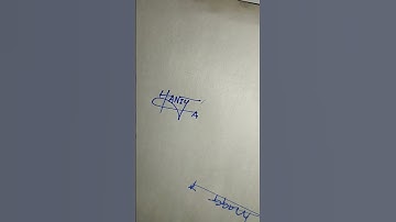 Haniya(Requested)Name Signature Style #Shorts#writingskills #signaturestyles#signature #calligraphy