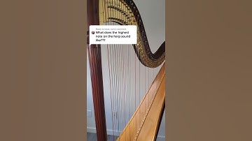 The highest string on the harp #shorts