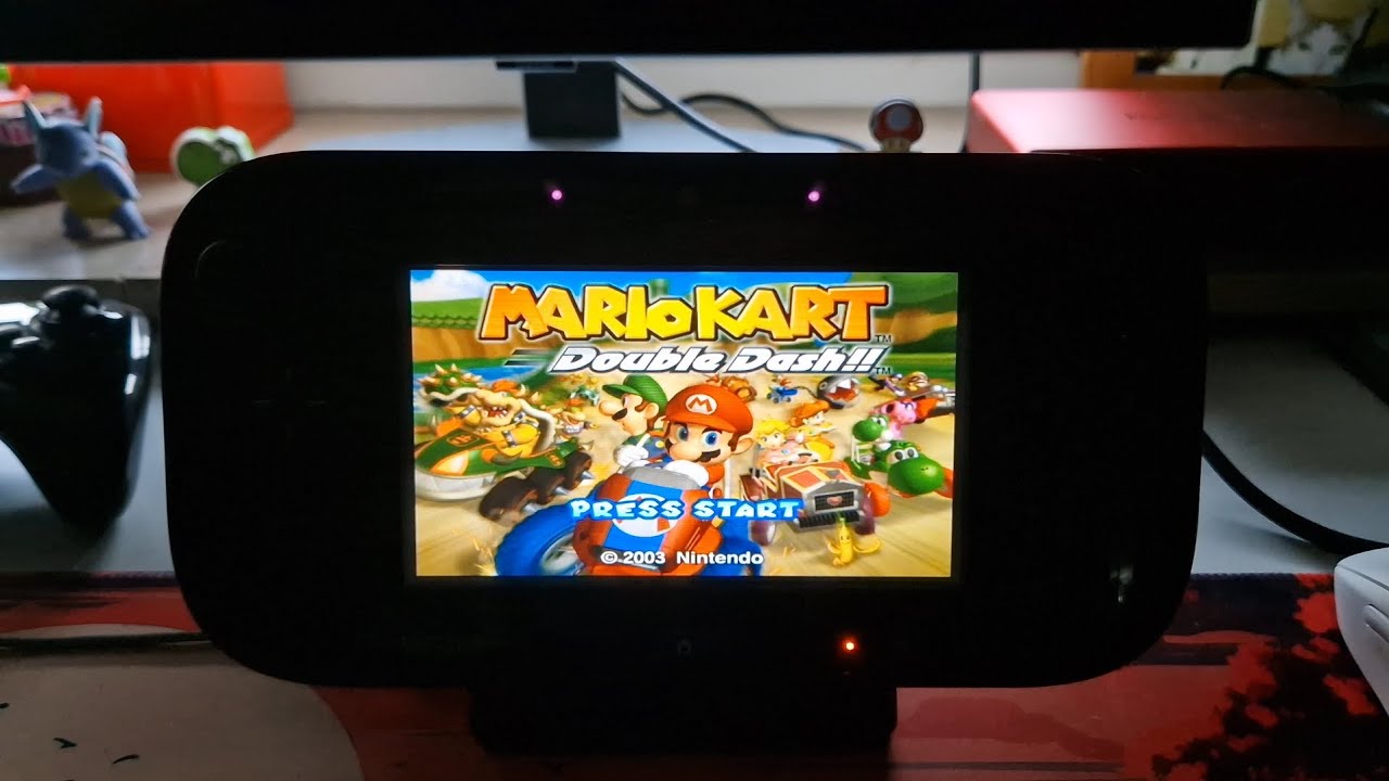 ASMR Mario Kart Double Dash gameplay on my wii u gamepad (controller sounds)