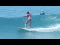 Steph Gilmore Cruises Through Malibu On A Fish | Full Moon Surf Club