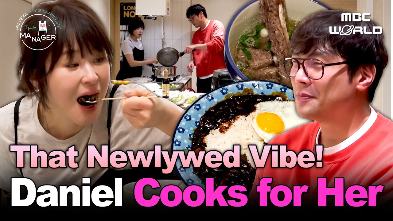 [Sub] Korean Actors Like Newlyweds?💞 Daniel Cooks for Kanghee🍲 #KActors #Couple
