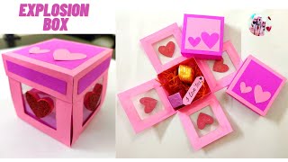 DIY Love Box || Explosion Box Tutorial || Love gift ideas