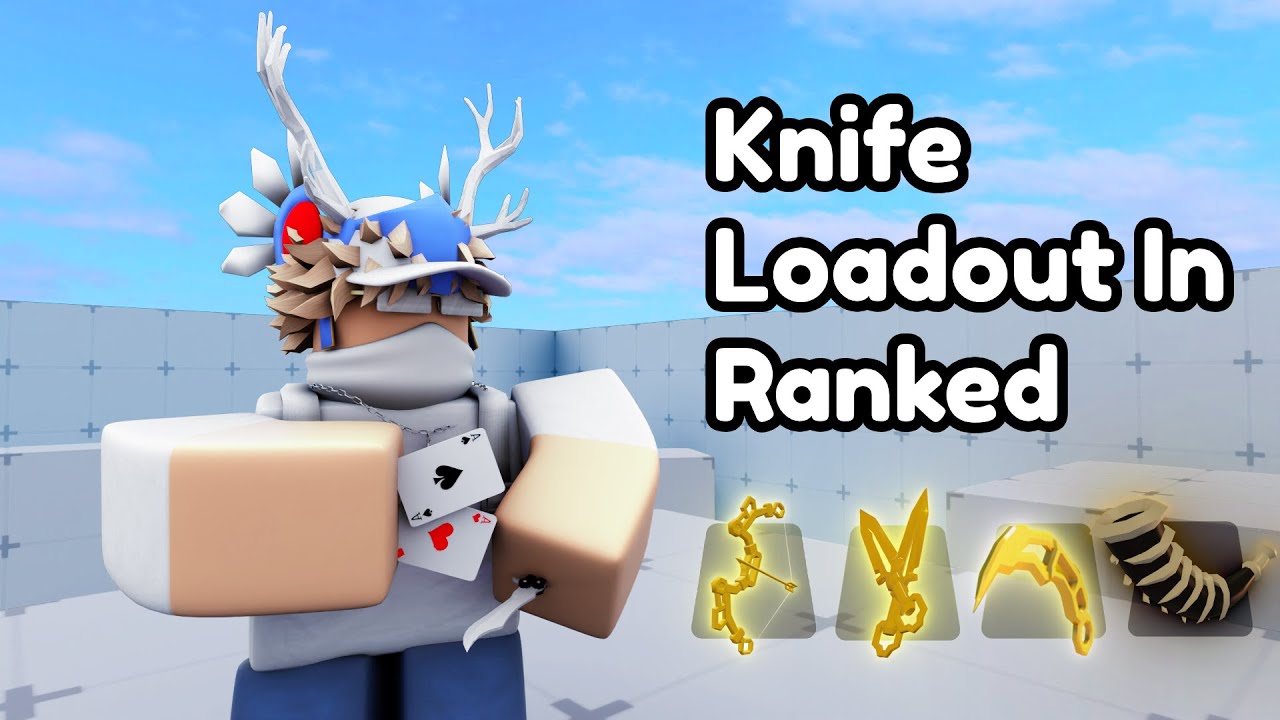 Best Knife Settings Rivals Getting my RANK using the KNIFE LOADOUT ONLY in RIVALS... - YouTube