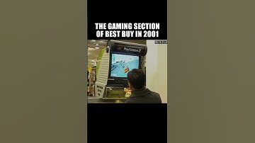 The Gaming Section of Best Buy in 2001 | #bestbuy #2000s #ps2 #xbox #nostalgia #shorts