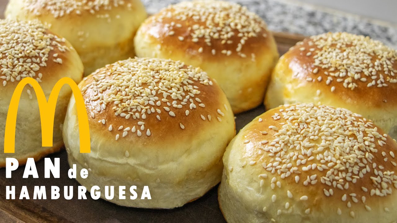 PAN DE HAMBURGUESA CASERO ? - YouTube