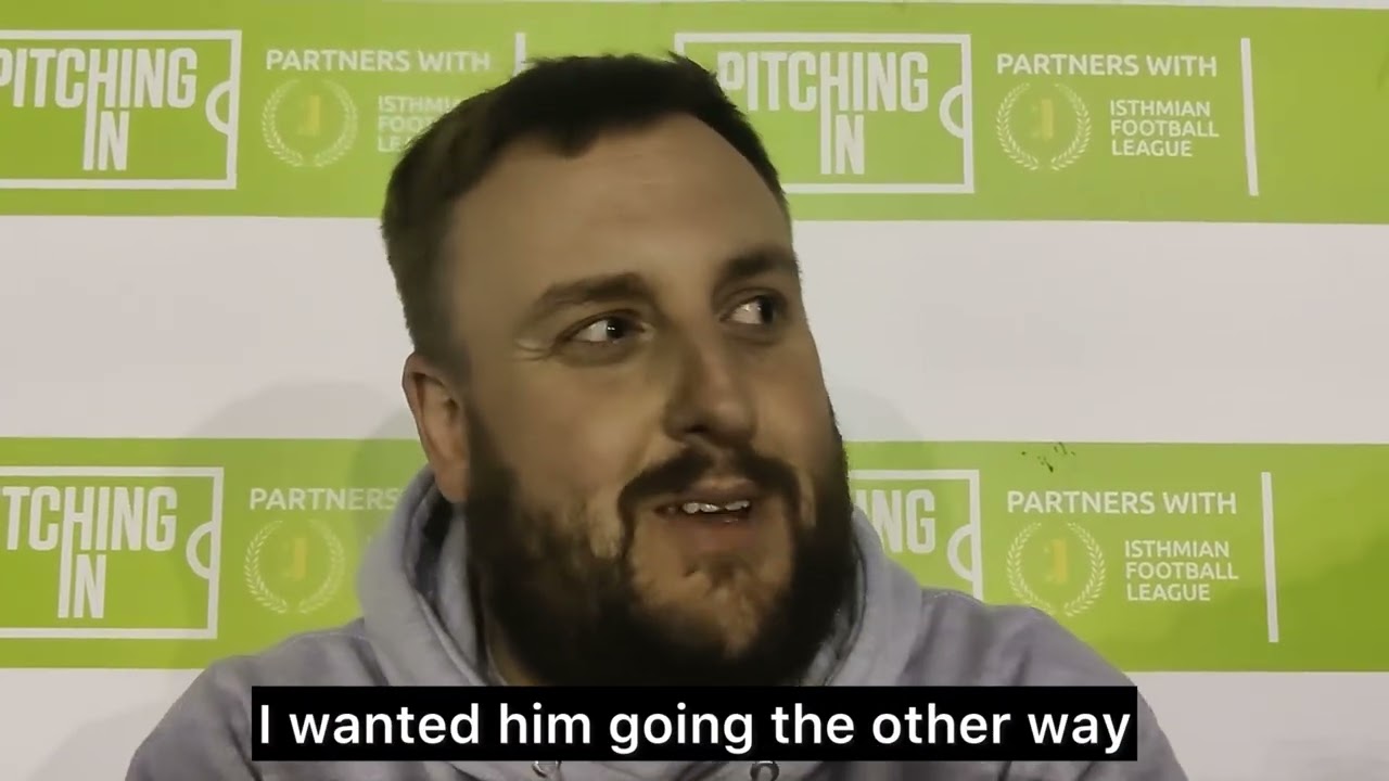 Darren Manning post match interview - Grays Athletic 0-1 Hitchin Town