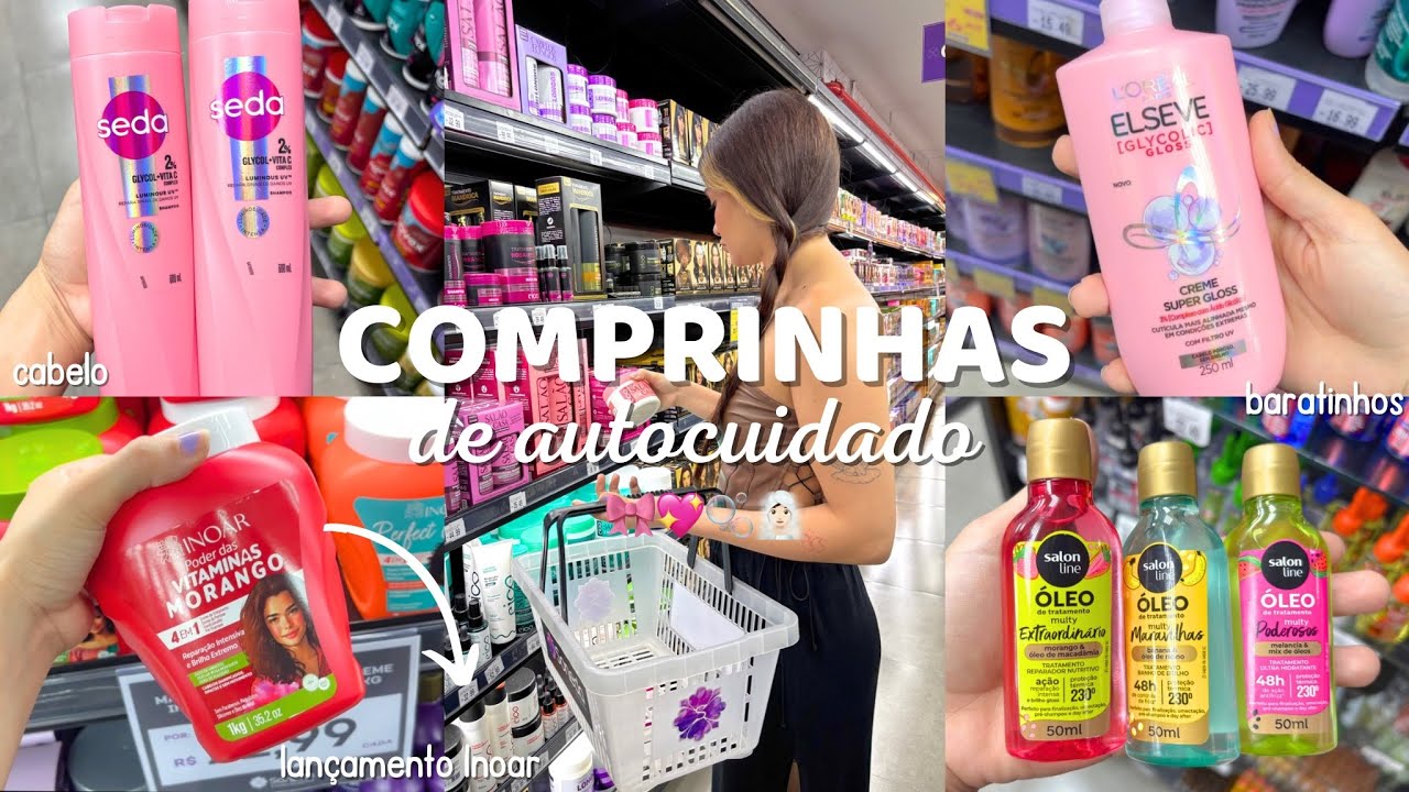 DIA DE COMPRINHAS DE AUTOCUIDADO 🎀🛍️lançamentos, baratinhos