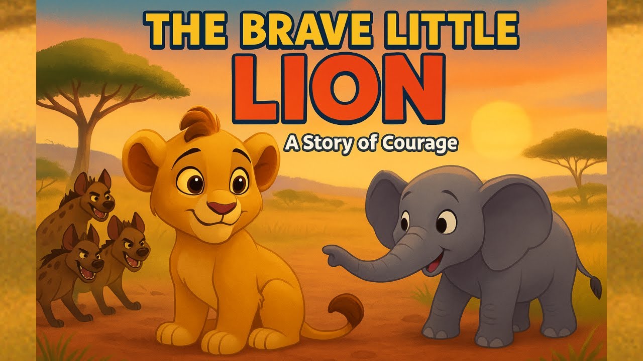The Brave Little Lion 🦁 | A Heartwarming Story of Courage for Kids ...