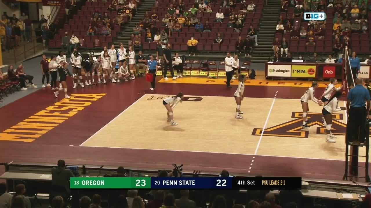 Flashback: 2022 Oregon Rally vs. Penn State | Oregon Volleyball