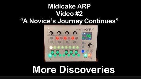 Midicake ARP Video #2 tutorial for newbies! More discoveries! arpeggiator #electronicmusic #tutorial