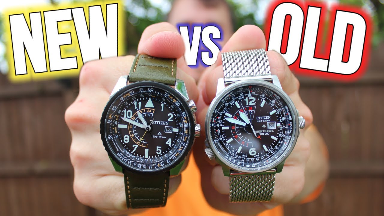 NEW vs OLD Citizen Nighthawk Watch Comparison | Which is Better? - YouTube