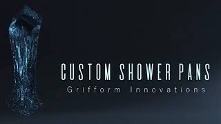 Innovative Custom Shower Pans Shower Pan Drain Options Grifform Innovations
