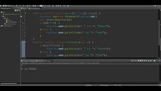Determining Even and Odd Numbers in Java different 5 method