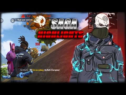 O MELHOR CAPITÃO DO FREE FIRE - SAGA HIGHLIGHTS EM CAMPEONATOS #1