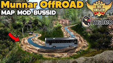 DOWNLOAD! 🔥 New MUNNAR OFFROAD Map Mod For Bus Simulator Indonesia।Bussid Mod Map 4.3.3