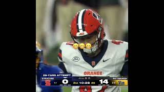 A 29-YD field goal attempt 😳