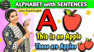 Alphabet with Sentences | This and These | Sentences English Grammar | WATRstar