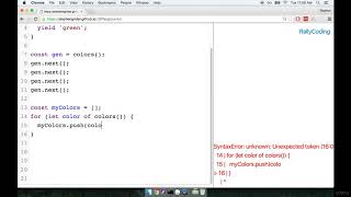 053 The Big Reveal on ES6 Generators
